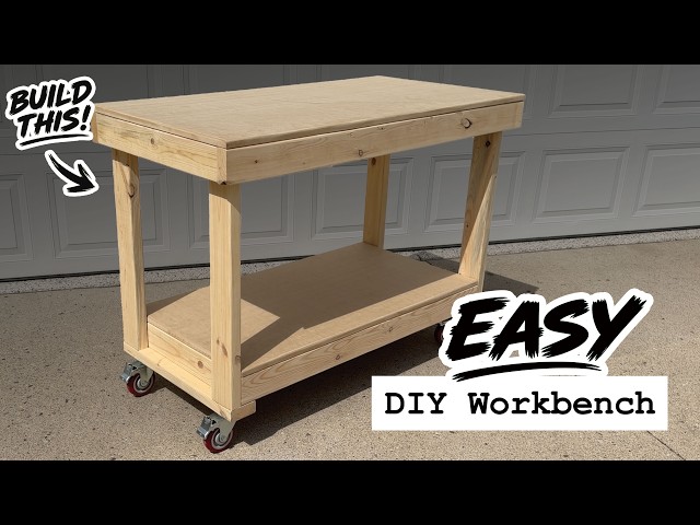 Easy DIY Workbench Tutorial | Step-by-Step Guide to your FIRST PROJECT 🔥