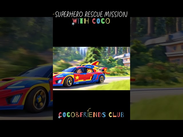Superhero Rescue Mission 🐉 | Find the Baby Dragon! | Preschool English Learning | Coco&Friends Club