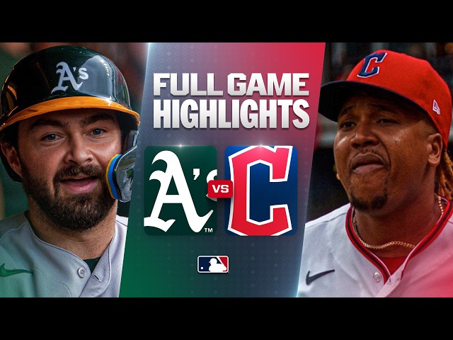 ATHLETICS vs. GUARDIANS: Official Full Game Highlights (September 19) | 2026 MLB Season
