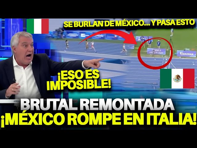 A BRUTAL COMEBACK IN ITALY! MEXICO SHAKES IT UP AND SILENCES THOSE WHO UNDERESTIMATED IT