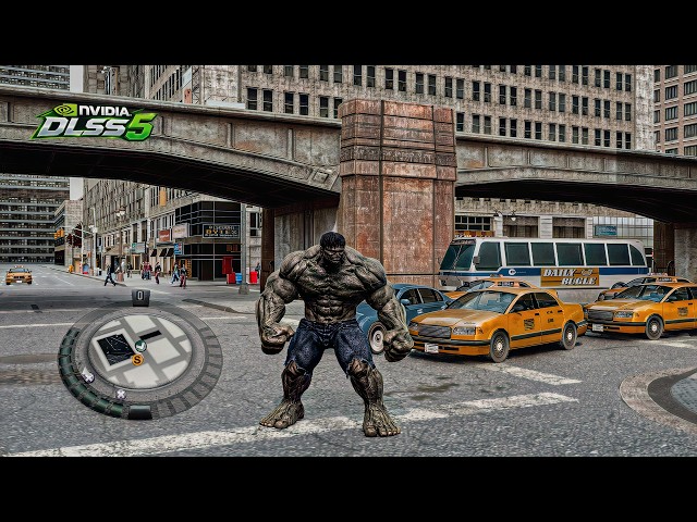 Hulk (2008) Looks AMAZING in DLSS5 5 4K 60FPS 🤯 | Ultra Realistic Graphics & Reflections
