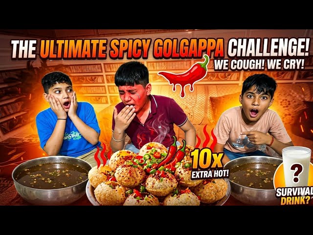 The ultimate spicy 🥵 🔥 golgappo challenge 🌶️..... ..... #challenge#2026 #funny @the_anmol_vloger.001