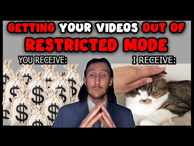 How to Get Your Videos OUT of Youtube's Restricted Mode
