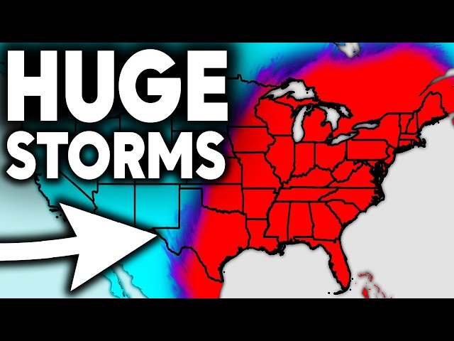 Models Show MAJOR Cold Front & HUGE Storms... Snow In April For Some?