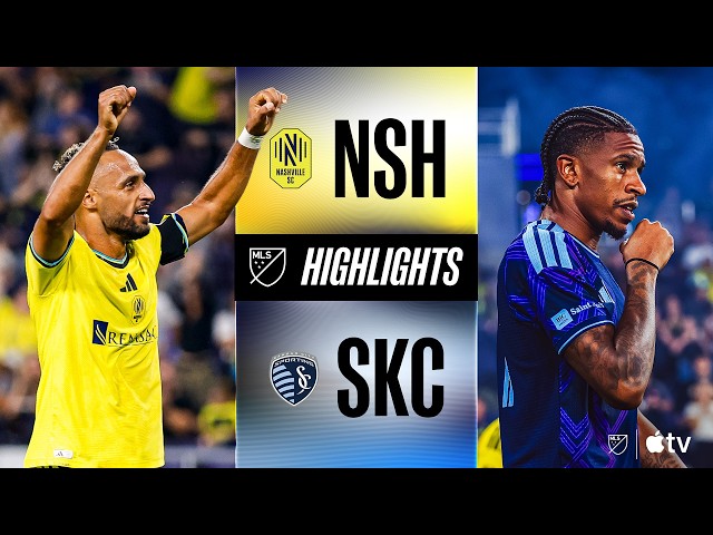 Nashville SC vs. Sporting Kansas City | Full Match Highlights | STEP TOWARD SUPPORTERS' SHIELD!