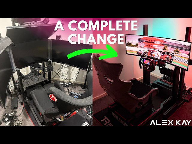 My SIM RACING Setup got a COMPLETE Makeover!