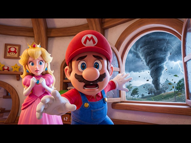 Mario’s House Is Being CHASED by a Tornado! 😱 Super Mario Odyssey Story