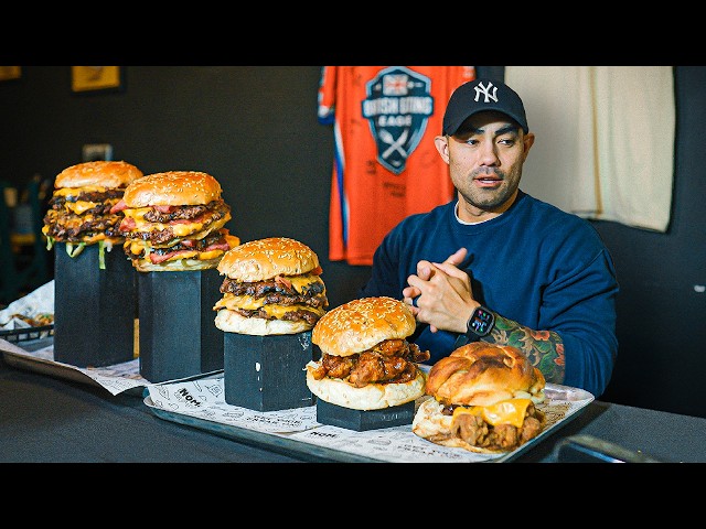 This Strongman “Atlas” Burger Challenge Gets BIGGER With Every Burger!