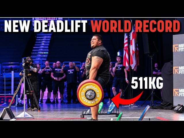 Raul Flores Deadlifts 511KG! A New World Record