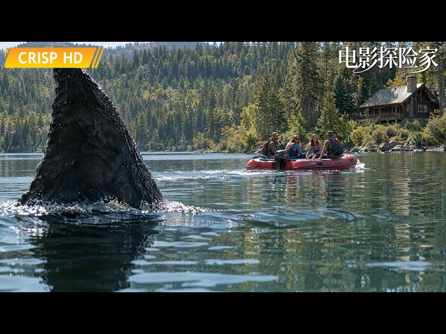 Giant Shark Crisis｜Canoe fights deep sea beast in desperate situation｜4K HD