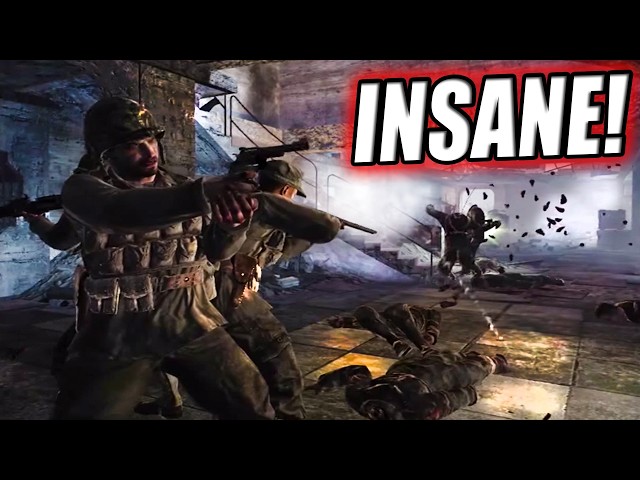 Nacht Der Untoten 4-Player Gameplay (COD WaW Zombies) This Was Intense