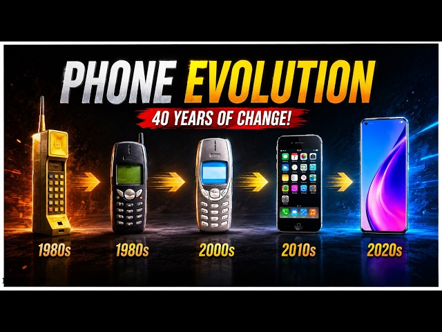 From This … to THIS !  | Phone Evolution
