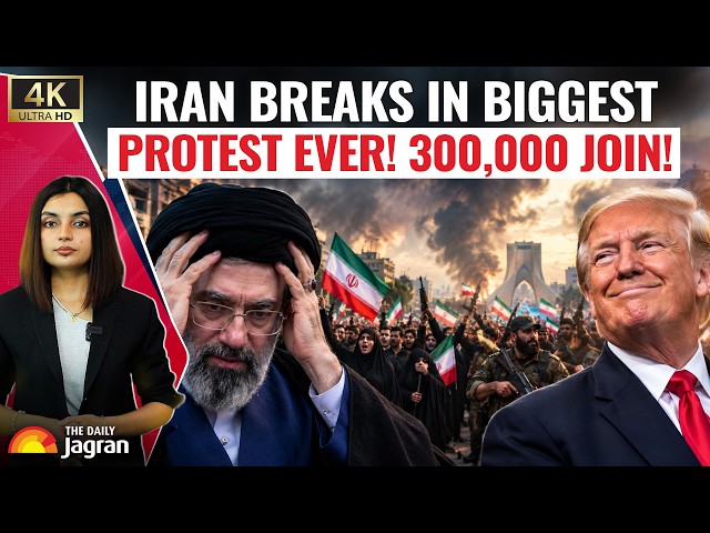 Iran Implodes In Biggest Civil Defiance Ever! 300,000+ Protestors On Streets! | Collapse Begins?