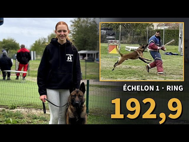 She trained him, I handled him: 192.9/200 in French Ring