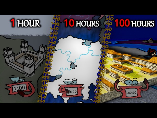 Worldbuilding a Country - 1 Hour vs 10 Hours vs 100 Hours