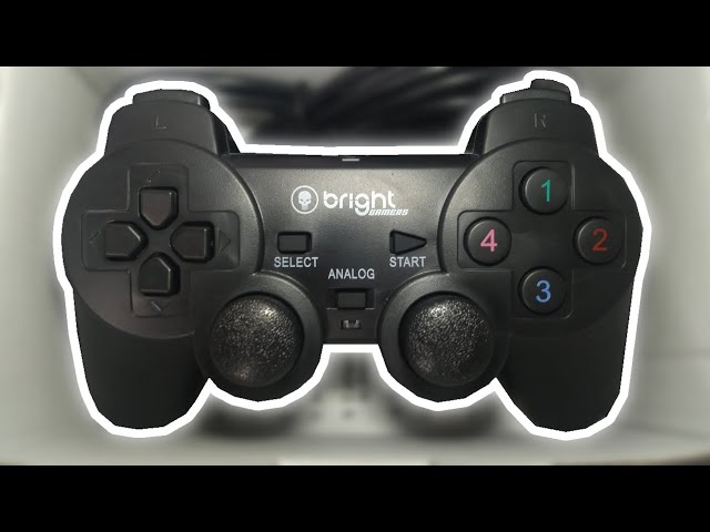 Gamepad USB Dual Shock Bright | Unboxing e teste.