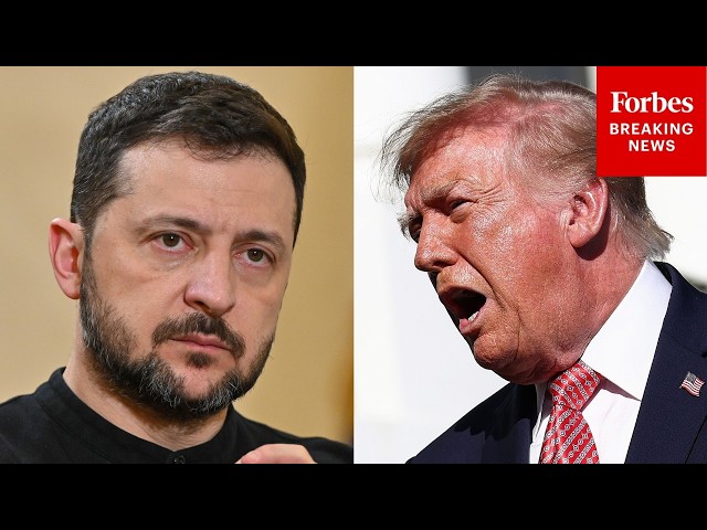 BREAKING NEWS: Trump Explodes At Ukraine's Zelensky: 'Doesn't Know What He's Talking About'