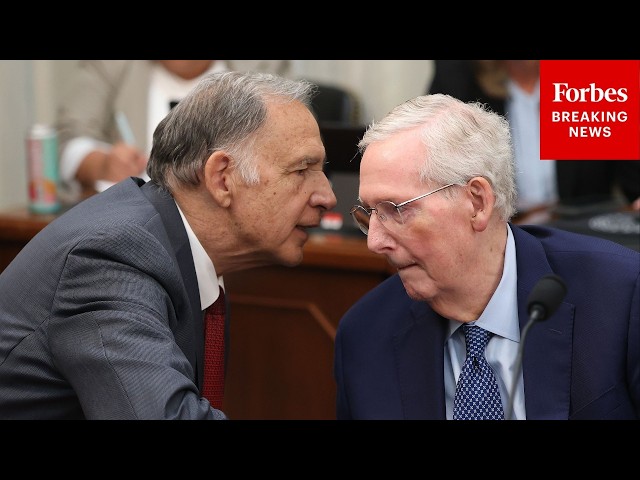 Watch The Moment Mitch McConnell Appears To Be Prompted To Vote Yes On Farm Bill