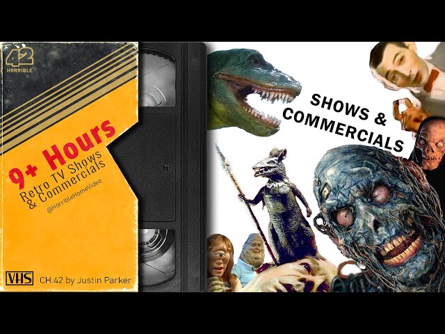 11 Hours of Creepy Late Night Horror TV & Retro Commercials | Cursed VHS | CH. 42