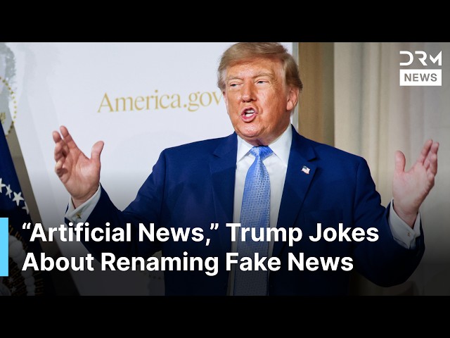 “Artificial News,” Trump Jokes About Renaming Fake News, Promotes Super Intelligence | AC1N
