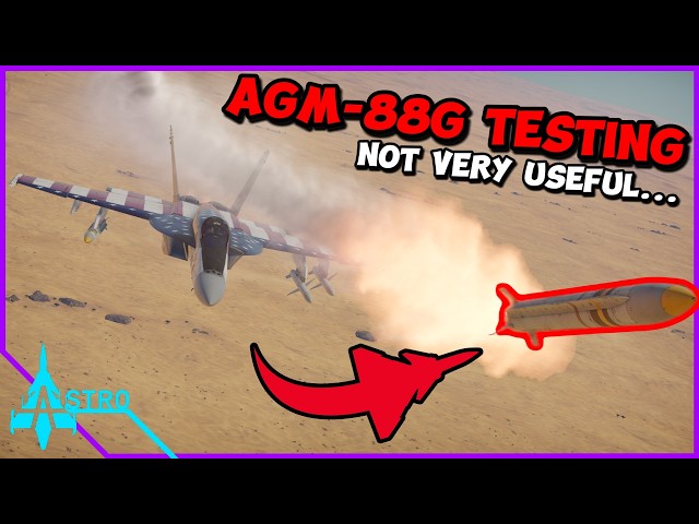 Testing The NEW AGM-88G Anti-Radiation Missile - War Thunder Odyssey Dev Server
