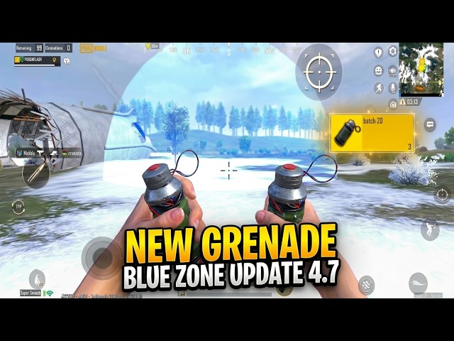 NEW BLUE ZONE GRENADE! THIS CHANGES EVERYTHING IN PUBG MOBILE UPDATE 4.7