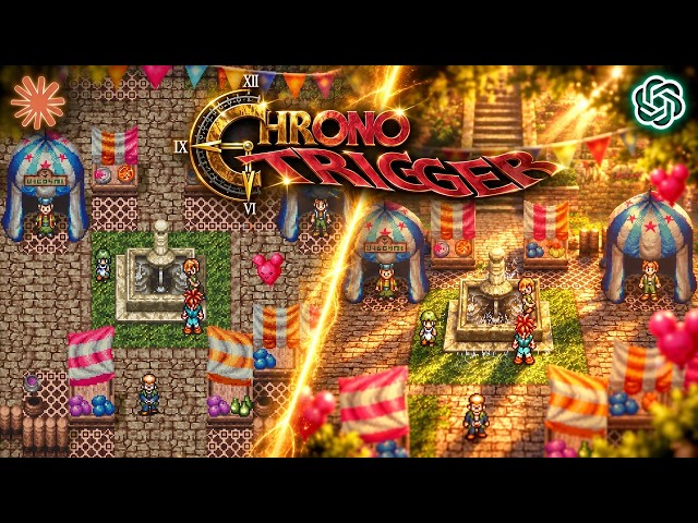 Chrono Trigger HD-2D Remake using AI in 24 HOURS!!