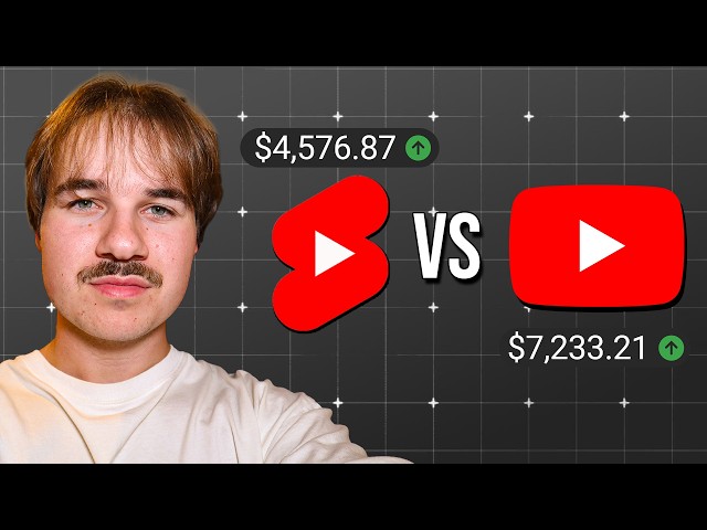 How Much I Make With YouTube Shorts VS Long Form Content