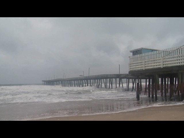 Virginia Beach Oceanfront sees impacts of incoming nor'easter