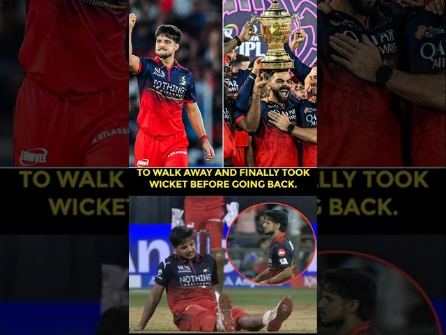 Rasik Salam Dar: Hero of the RCB Team 🏆❤️‍🩹 #shorts #rcb #ipl
