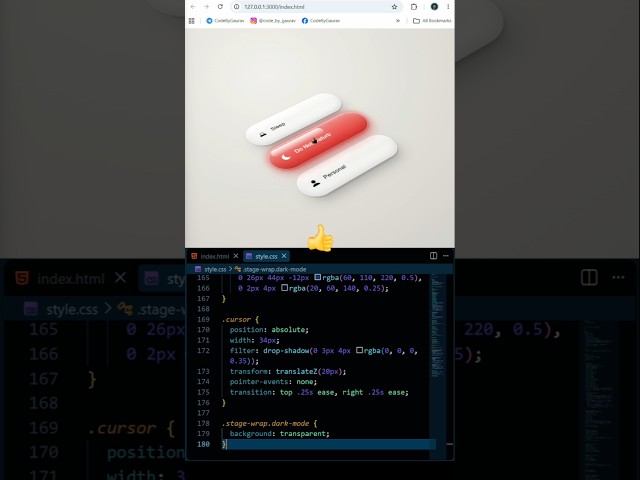 Modern Liquid Button UI using CSS 🚀 #shorts #webdevelopment  #coding#frontend