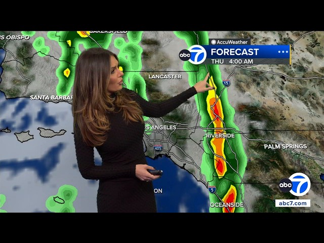 Rain timeline: When will the heavy rain hit SoCal?