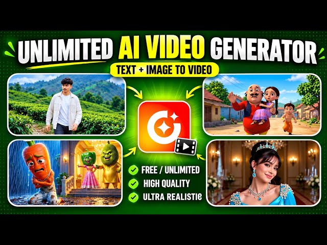Best Free AI Video Generator Tool | How to Create Unlimited Long AI Videos | Image to Video AI