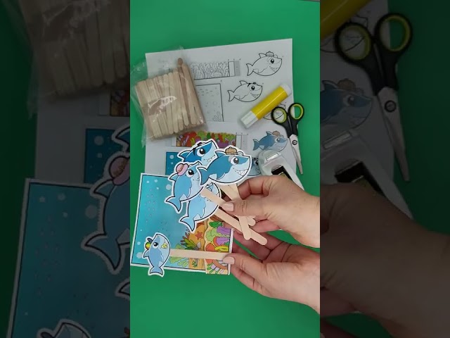 Baby Shark and Family Craft