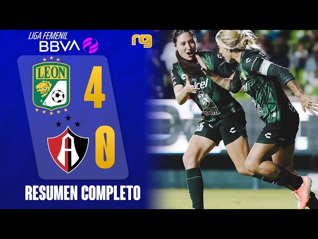 🔥LEÓN VS ATLAS 4-0 | LIGA FEMENIL | GOAL HIGHLIGHTS | 2026