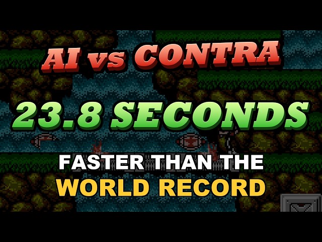 An AI Beat Contra's World Record by 24 Seconds