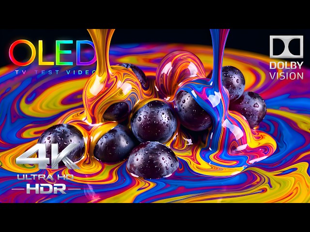 4K HDR 60FPS OLED Test for Stunning Color | Dolby Vision Demo (4K Video Ultra HD)