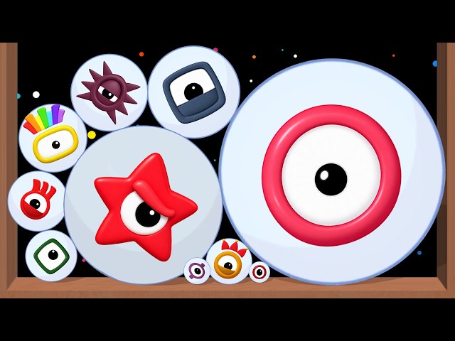 Numberblock Balls Merge EYE DROP Poki 🤩 New Game 2048 Update - ASMR Puzzle Gameplay Android/iOS