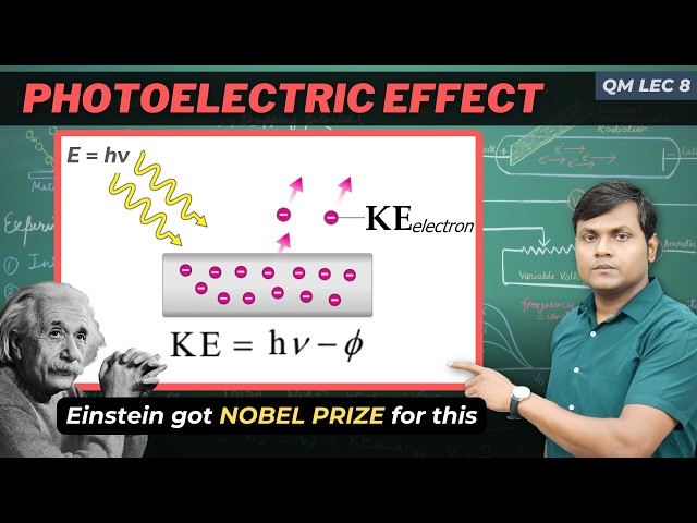 Photoelectric Effect & Dual Nature of Light — How Einstein Won the Nobel (Not Relativity)