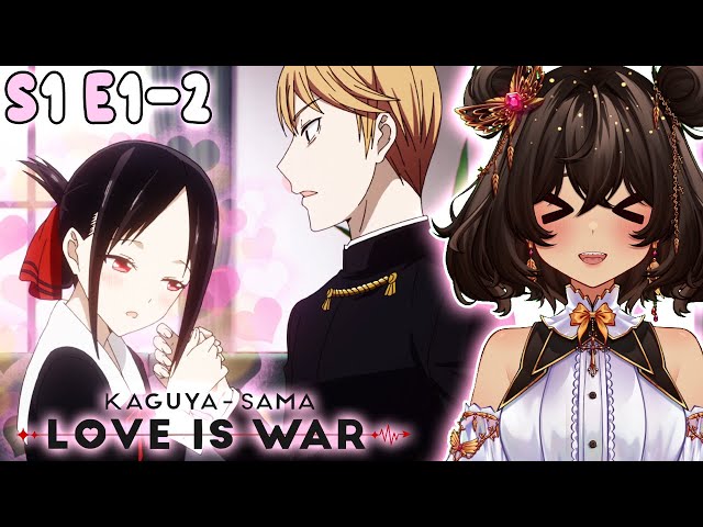 FIRST TIME Watching KAGUYA-SAMA LOVE IS WAR Season 1 Episode 1 & 2 Reaction