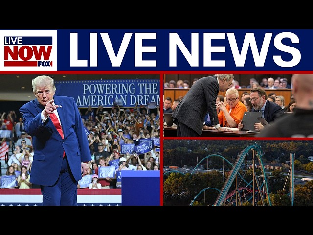 LIVE NEWS: Trump rallies in Georgia, Six Flags reopens after fatal accident, Alex Murdaugh in court