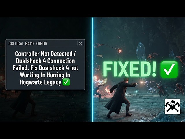 How to Fix Dualshock 4 Not Working In Hogwarts Legacy ✅