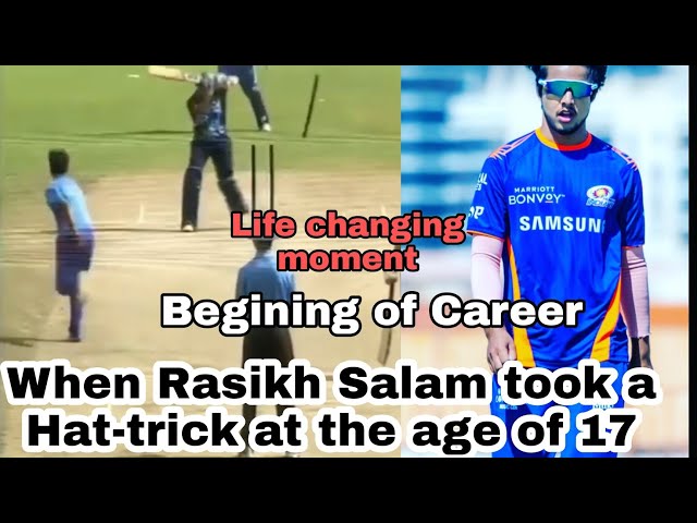Rasikh Salam Takes a Hat-trick | Life changing moment of Rasikh Salam | Spectrum Records
