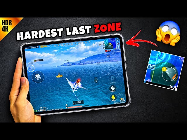 PUBG Mobile HARDEST Last Zone 😱 | iPad Pro M5 Handcam 🔥 4K HDR + 90 FPS! 🤩