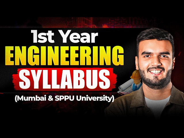 First Year Engineering Syllabus - Mumbai and Pune University Engineering Counselling RG Lectures