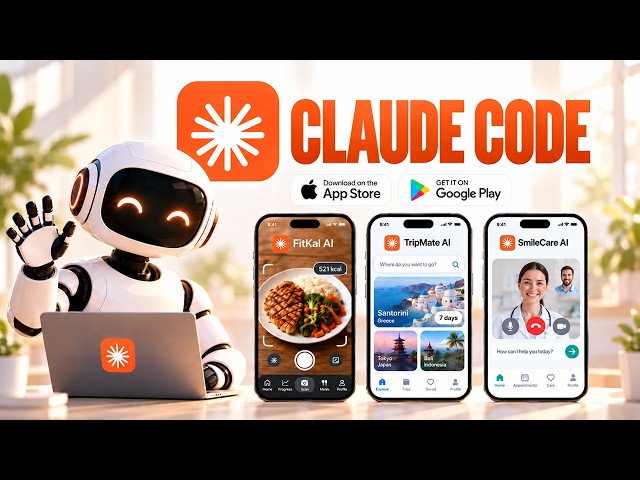CLAUDE CODE Masterclass: Build 3 Real Mobile Apps