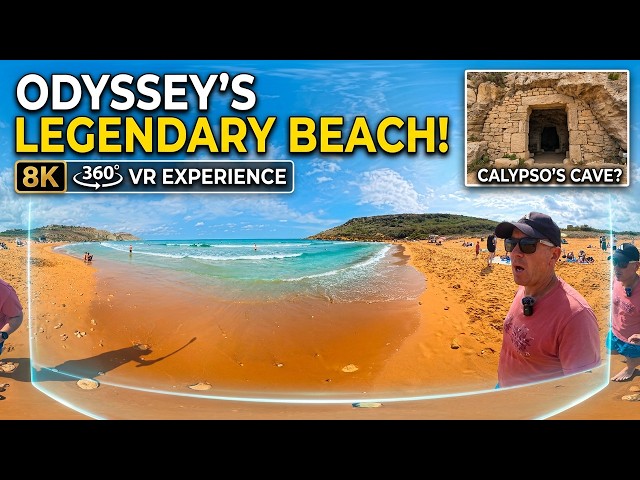 8K 360 VR Experience: Calypso Beach from the Odyssey
