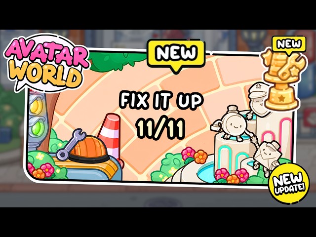 ⭐ НОВОЕ ОБНОВЛЕНИЕ! ✅ ВСЕ СЕКРЕТЫ FIX IT UP! 🤩 СЕКРЕТЫ AVATAR WORLD