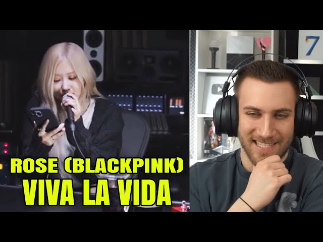 REACTION TO ROSÉ - VIVA LA VIDA (COLDPLAY) LIVE STUDIO COVER | KPOP REACTOR