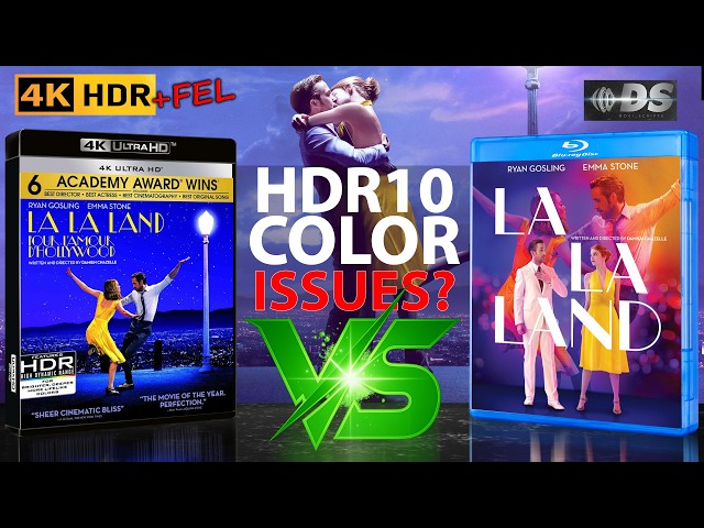 HDR vs SDR | 4K Blu-ray REVIEW |  Dolby Vision & Atmos Analysis  | La La Land 2016